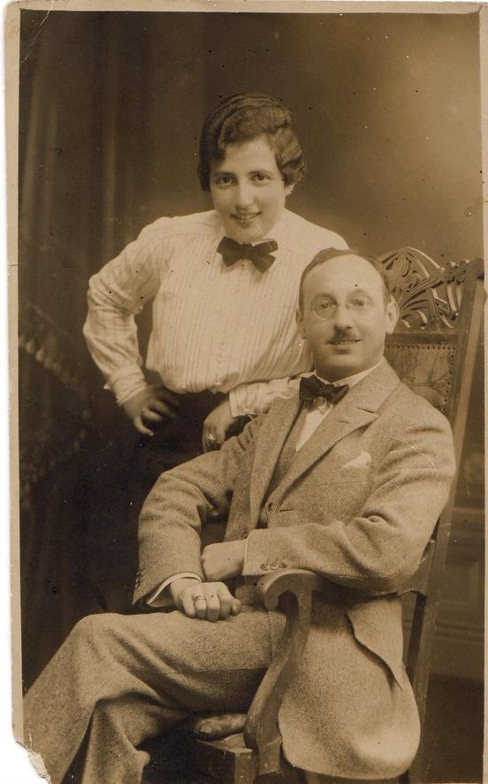 Rabbiner Rosenzweig mit seiner Frau, Ende der 1920er Jahre (Foto: Stadtmuseum Brandenburg an der Havel)