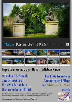 Das Engeltor ziert auch den Plauer Kalender für 2026.