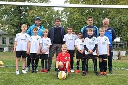 Oberbürgermeister Steffen Scheller besuchte die Waldkicker des SV Empor Brandenburg e.V. und wünschte ihnen viel Erfolg.