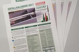 Neuer Abfallkalender 2017 