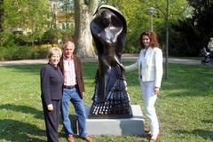 Enthüllung der Bronzeskulptur "DUENDE NICOLA"