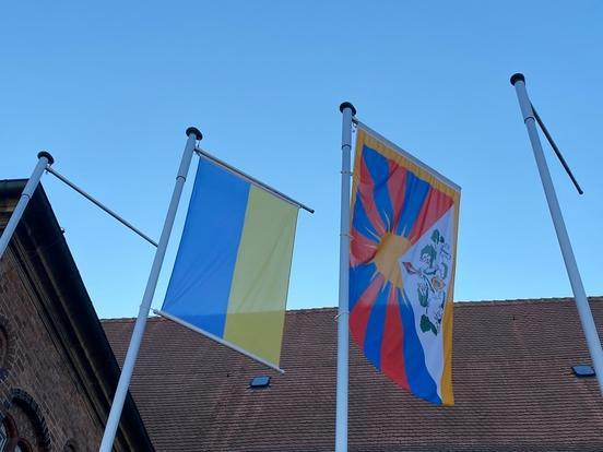 "Flagge zeigen für Tibet"