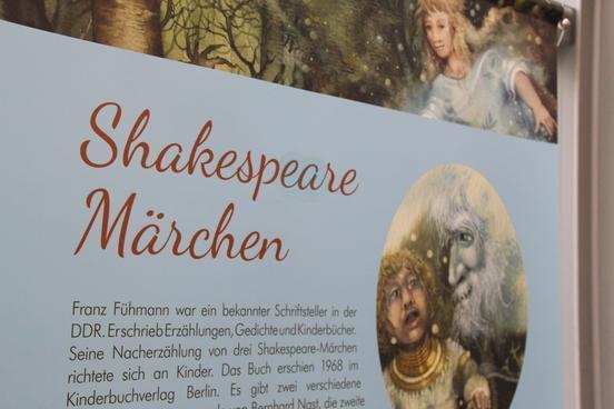 Informationen zu Shakepeares Märchen im Rahmen der Ausstellung