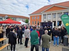 Eröffnung der Karrieremesse Westbrandenburg auf dem Märkischen Platz