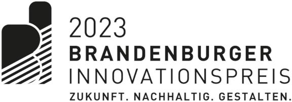 Logo mit dem Schriftzug Brandenburger Innovationspreis 2023