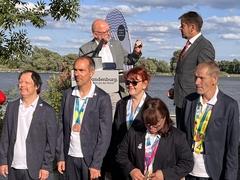 Übergabe Special Olympics-Medaille