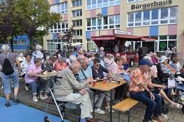 Andrang herrschte beim 21. Stadtteilfest, dass 2025 vor und im Bürgerhauses stattfand.
