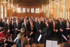 geimeinsames singen "Märkische Heide"