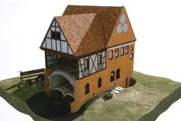 Brandenburg, Altstadt, Ritterstraße 86, "Gotisches Haus", eines der am besten erhaltenen und am besten untersuchten mittelalterlichen Häuser im Land B