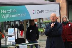 Daniel Keip bei seinem Grußwort.