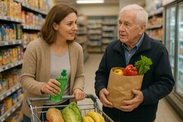 Unterstützung beim Einkaufen ist für viele Senioren schon eine große Erleichterung.