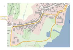 Streckenverlauf beim 9. Stadtrundgang