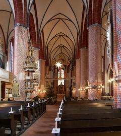 Brandenburg, St. Gotthardt, Langhaus Blick nach Osten