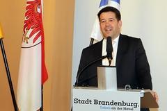 Steffen Scheller am Rednerpult.