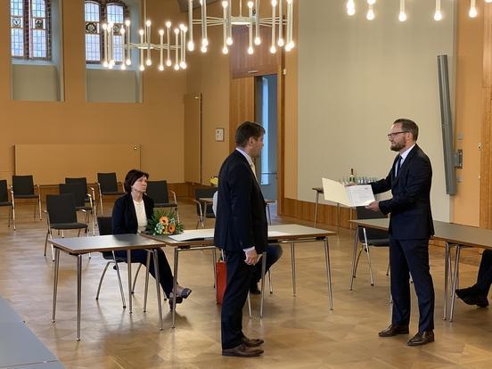 Michael Müller zum neuen Bürgermeister ernannt