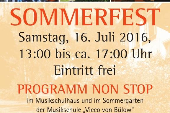 Sommerfest in der Musikschule „Vicco von Bülow“ 