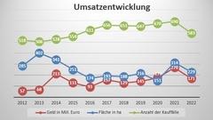 Grafik Umsatzentwicklung