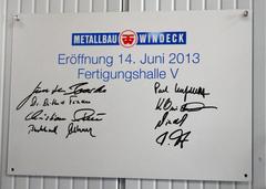 Neue Montagehalle der Metallbau Windeck GmbH eröffnet