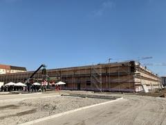 Richtfest auf dem Gelände der ehemaligen Stärkefabrik