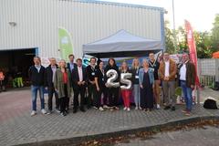 Unterstützer und Organisatoren des Berufemarktes.