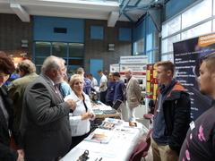 OBM Dr. Dietlind Tiemann und Ronald Seeger (Bürgermeister der Stadt Rathenow) beim 16. Berufemarkt am 27. September 2014
