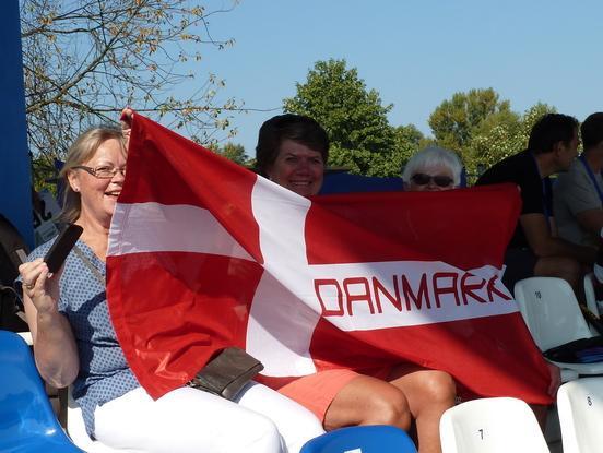 Auch viele Kanu-Marathon-Fans aus allen Regionen der Erde sind nach Brandenburg an der Havel gekommen, wie diese Damen aus Dänemark.