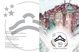 Einladung zu 30 Jahre von Saldern-Gymnasium