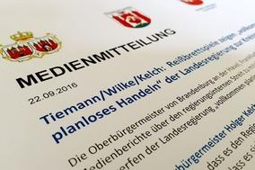 Tiemann/ Wilke/ Kelch: Spekulationen um Kreisgrenzen sind vollkommen planlos