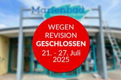 Revision im Marienbad – Hinweisschild