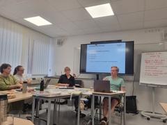 Anja Dietrich, Kathrin Große, Bianka Klug, Johannes Reime (von links)