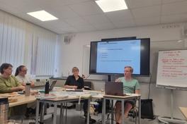 Anja Dietrich, Kathrin Große, Bianka Klug, Johannes Reime (von links)