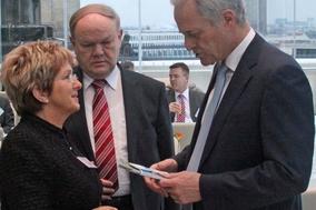 Oberbürgermeisterin im Gespräch mit Bundesverkehrsminister