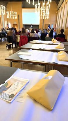 Alles bereit für die Workshoparbeit.