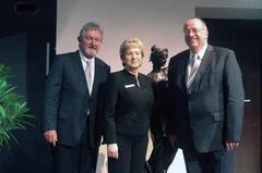 v.l.n.r. Wolf Kahl, Dr. Dietlind Tiemann, Prof. Dr. Wolfgang Farke