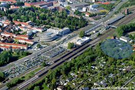 Luftbild des Plangebietes.