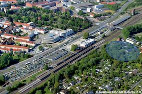 Luftbild des Plangebietes.