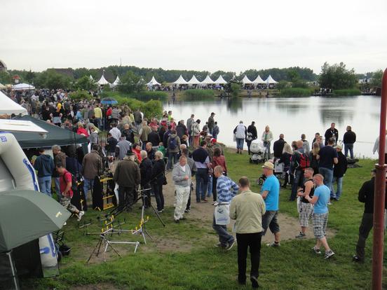 Immer gut besucht: Die Fishing Masters Show, hier 2012 im Angelpark Weddendorf (Foto: Veranstalter)