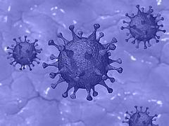 Grafik eines Corona-Virus