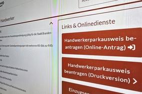 Der Weg zum neuen Handwerkerparkausweis ist digital möglich.