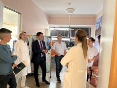 Im Vorbereitungszimmer