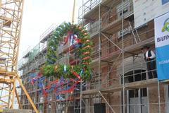 Richtfest am neuen Hauptbahnhof gefeiert