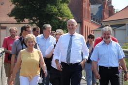 Ministerpräsident besucht die BUGA 2015