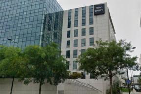 Blick auf das FNAC Hauptquartier in Ivry-sur-Seine