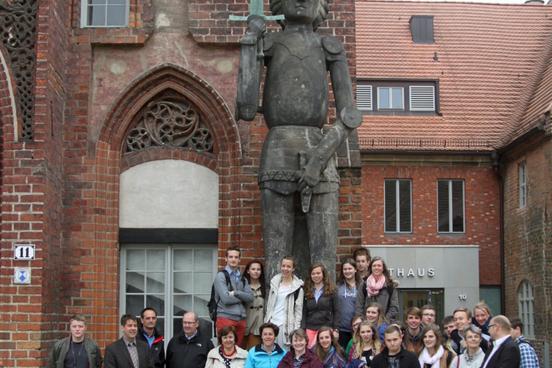 Belgische Schüler zu Gast im Rathaus