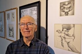 Karikaturist Paul Pribbenow