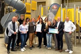 Auszeichnung der spielbau GmbH als "TOP-Ausbildungsbetrieb".