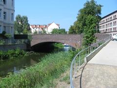 Seitenansicht des Brückenbauwerkes