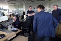 Blick in die Leitstelle.