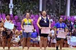 Siegerehrung für Marie-Luis Zuckschwerdt (3. von links)