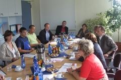 Vorstellung des Berufemarkt-Programms vor der örtlichen Presse